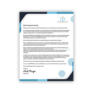 School Letterhead (Pack of 100)