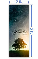 2x5 Vertical Banner