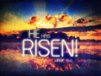 Church Banner of He Has Risen