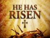 Church Banner of He Has Risen 2